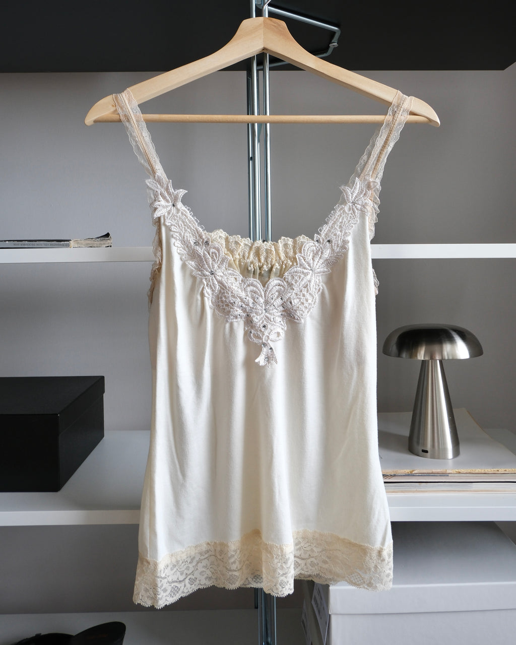 Blouse with Embroidered Collar