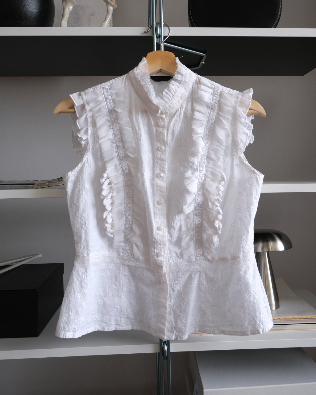 Shirt with Ruffle Details