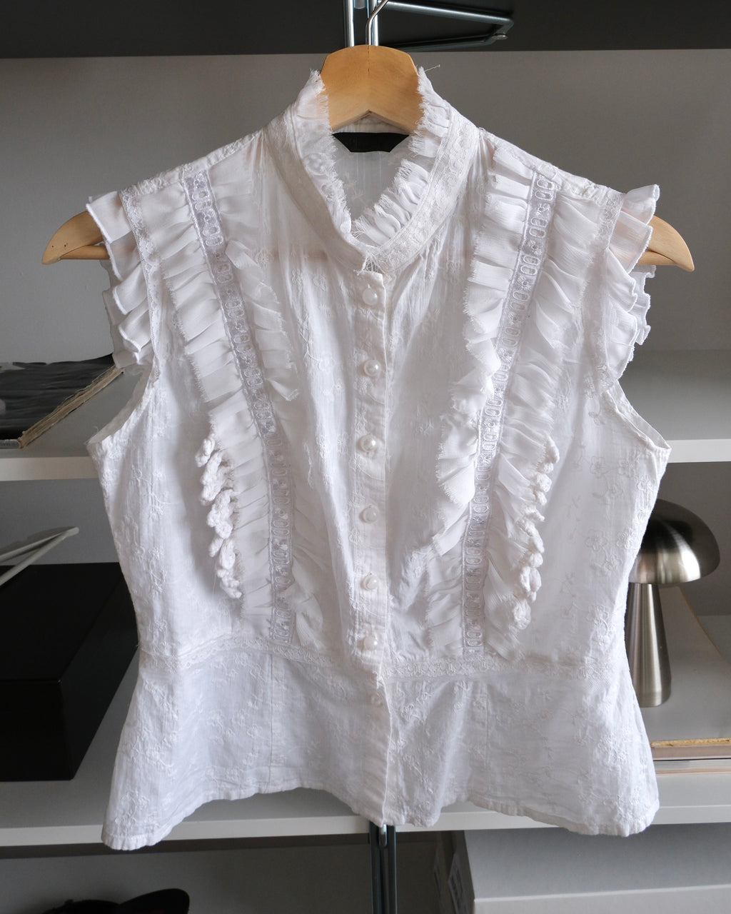 Shirt with Ruffle Details