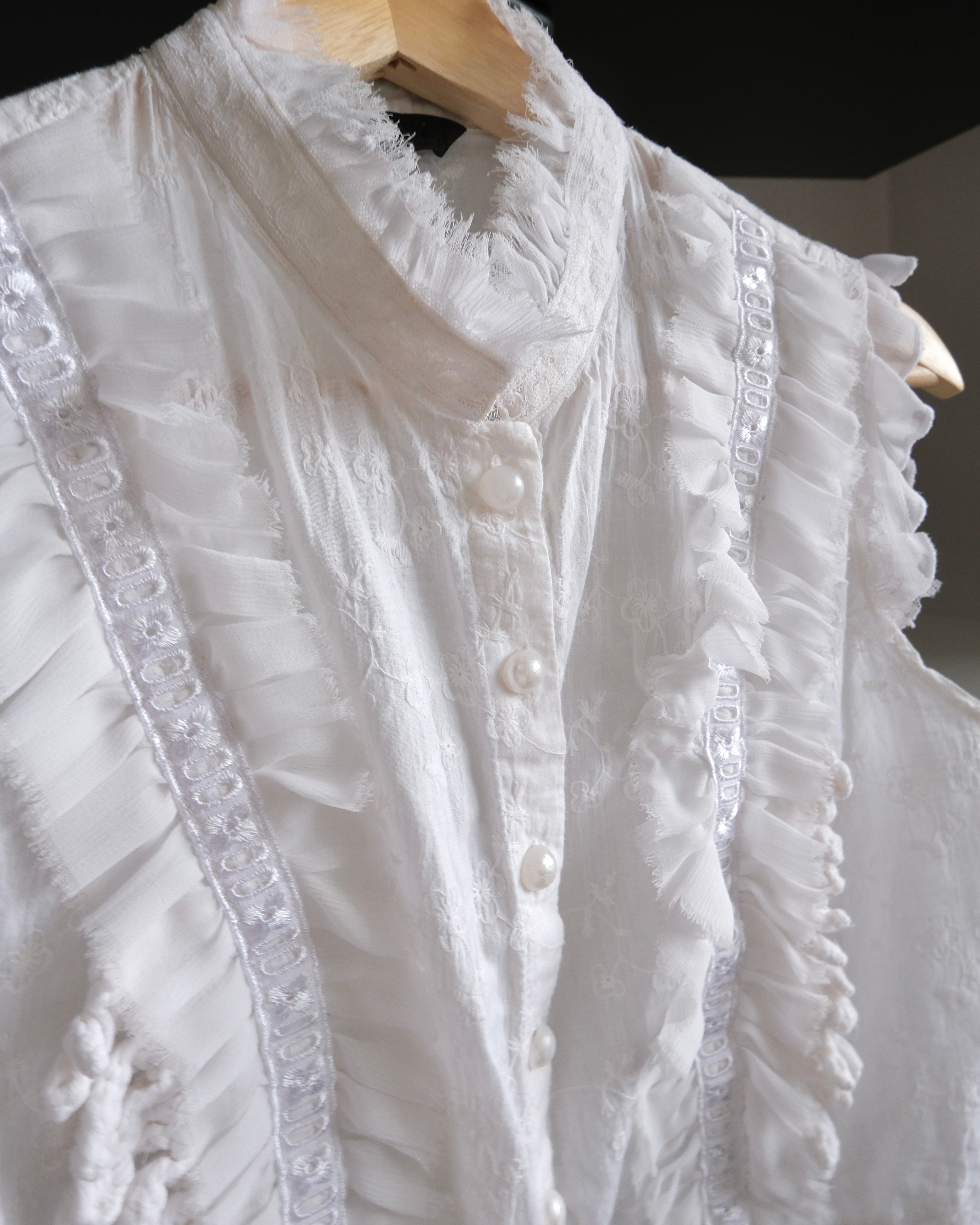 Shirt with Ruffle Details