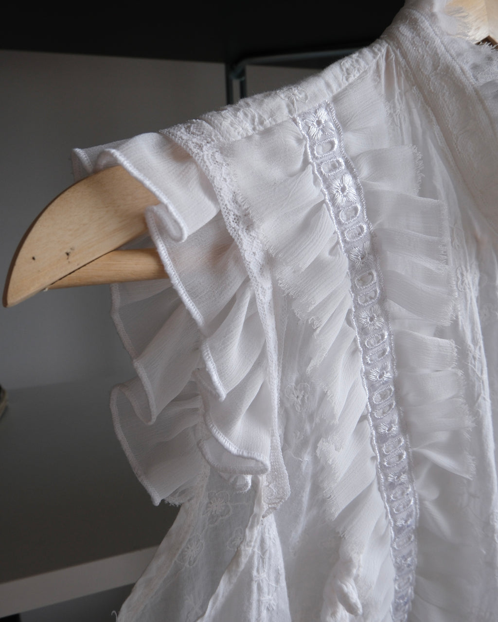 Shirt with Ruffle Details