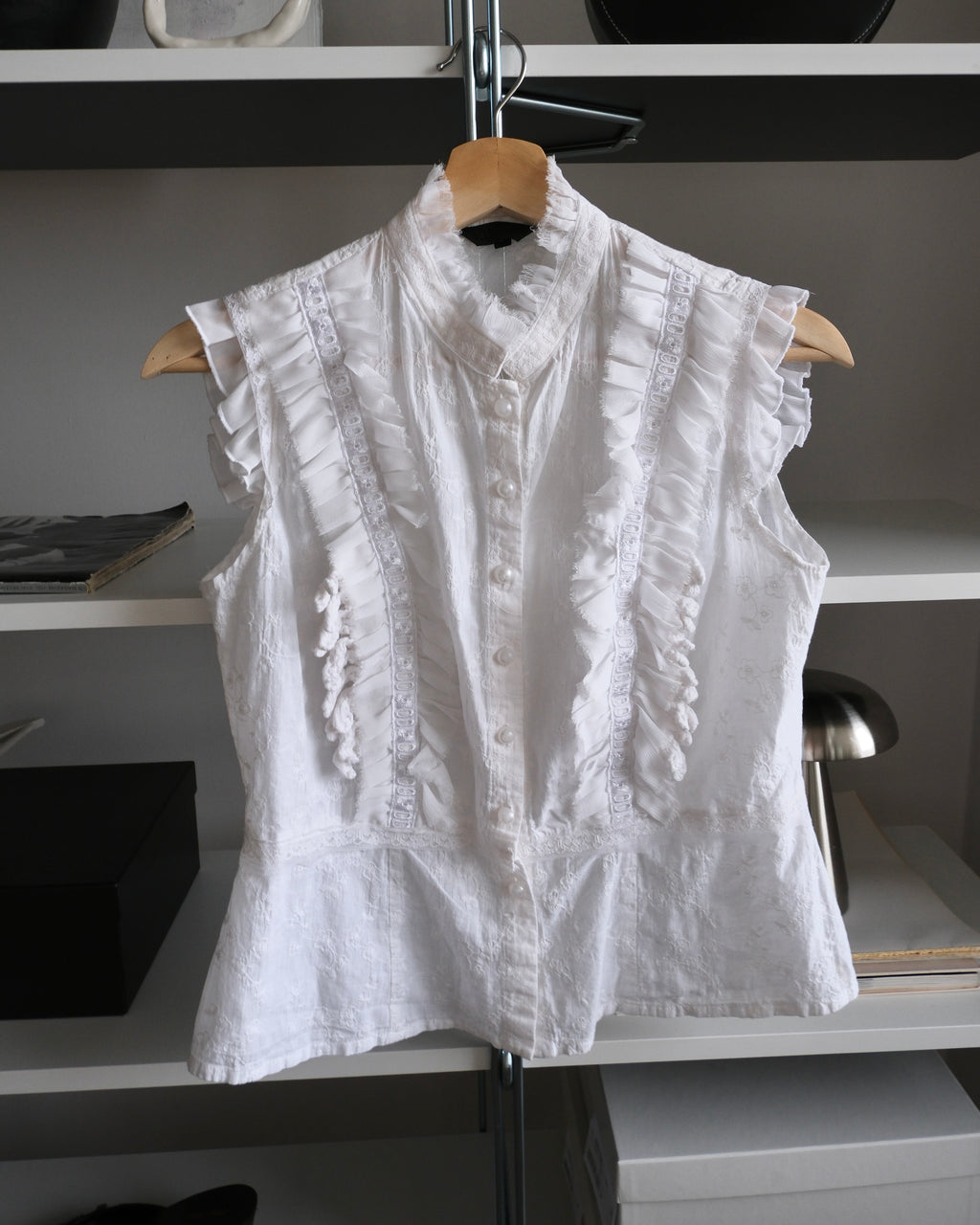 Shirt with Ruffle Details