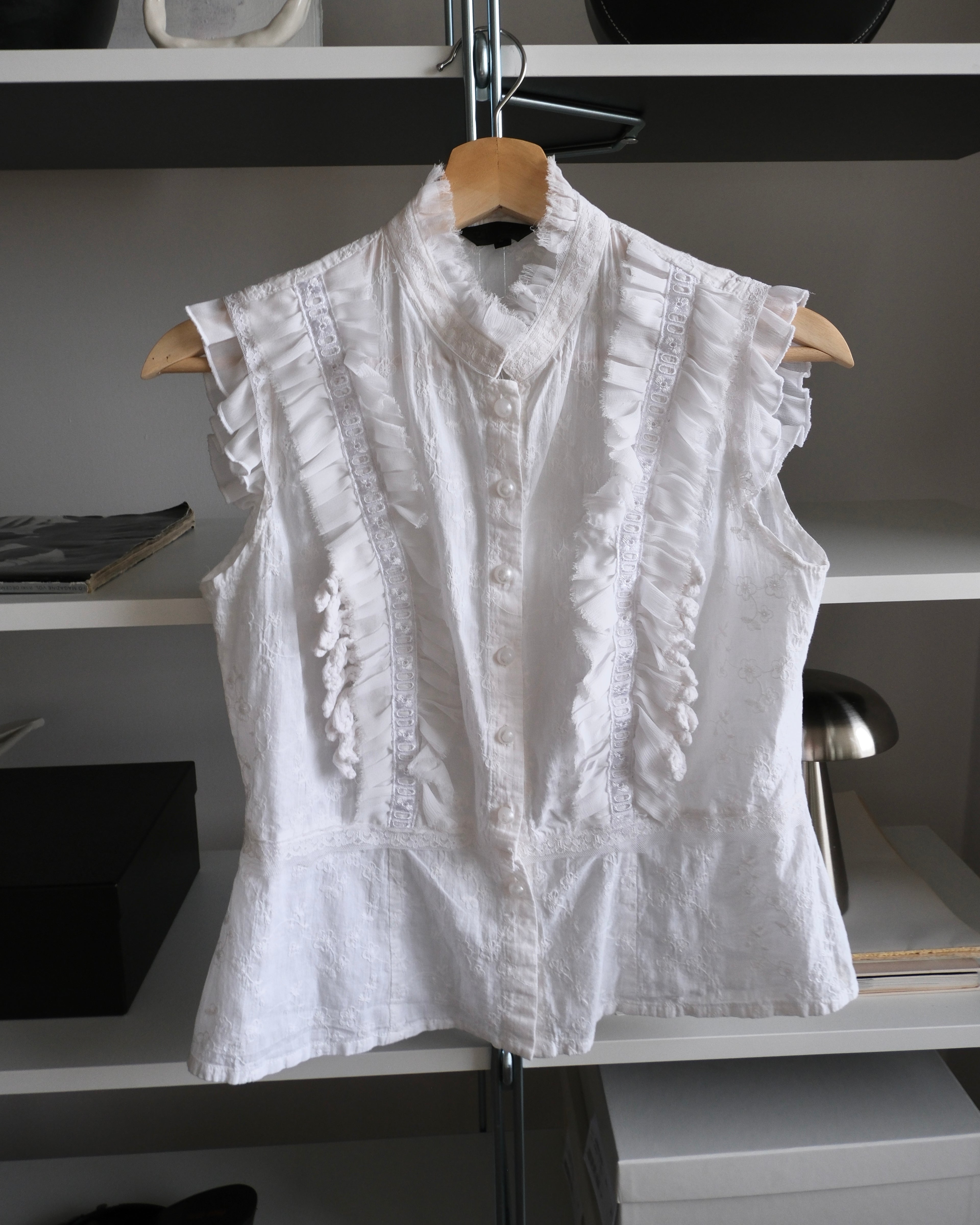 Shirt with Ruffle Details