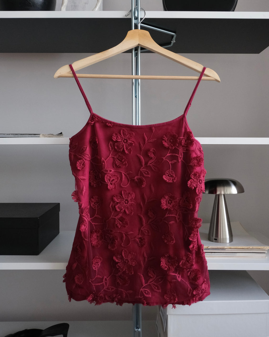 Blouse with Floral Embroidery