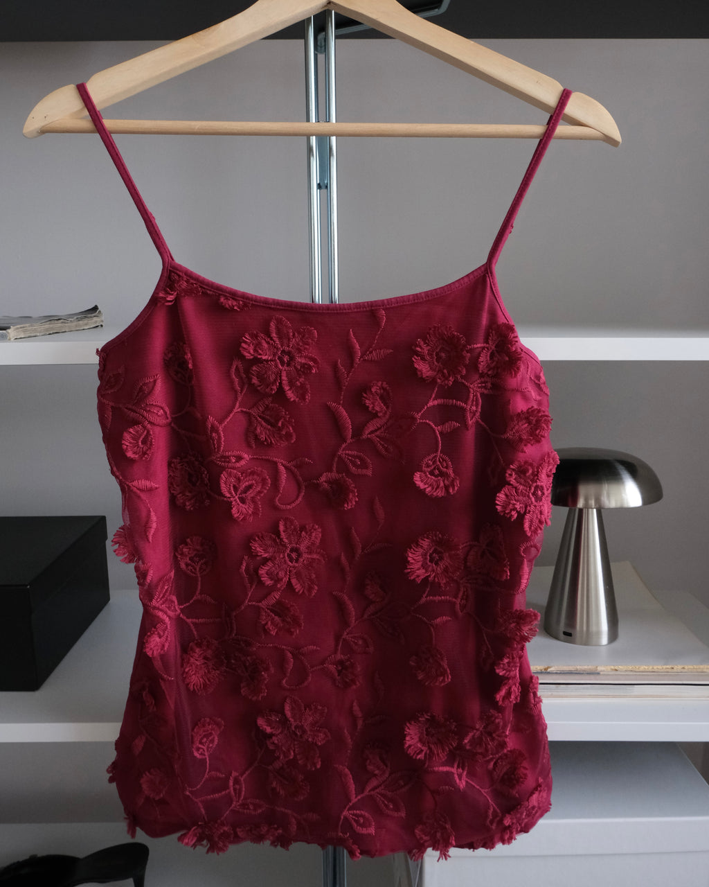 Blouse with Floral Embroidery