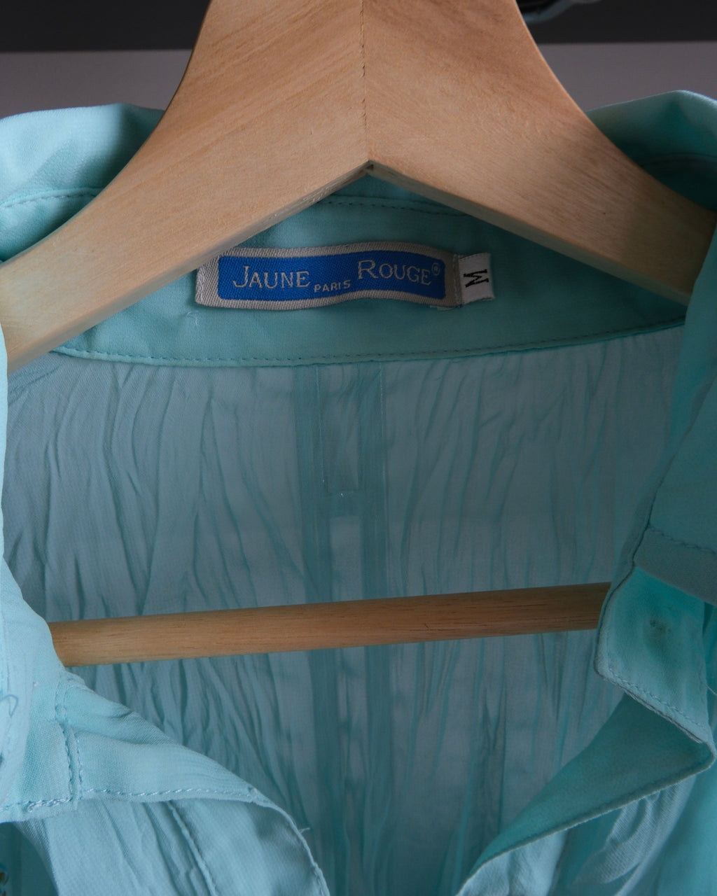 Turquoise Chiffon Shirt