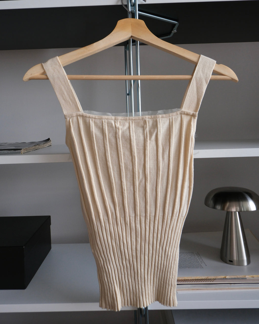 Cream Knitted Blouse