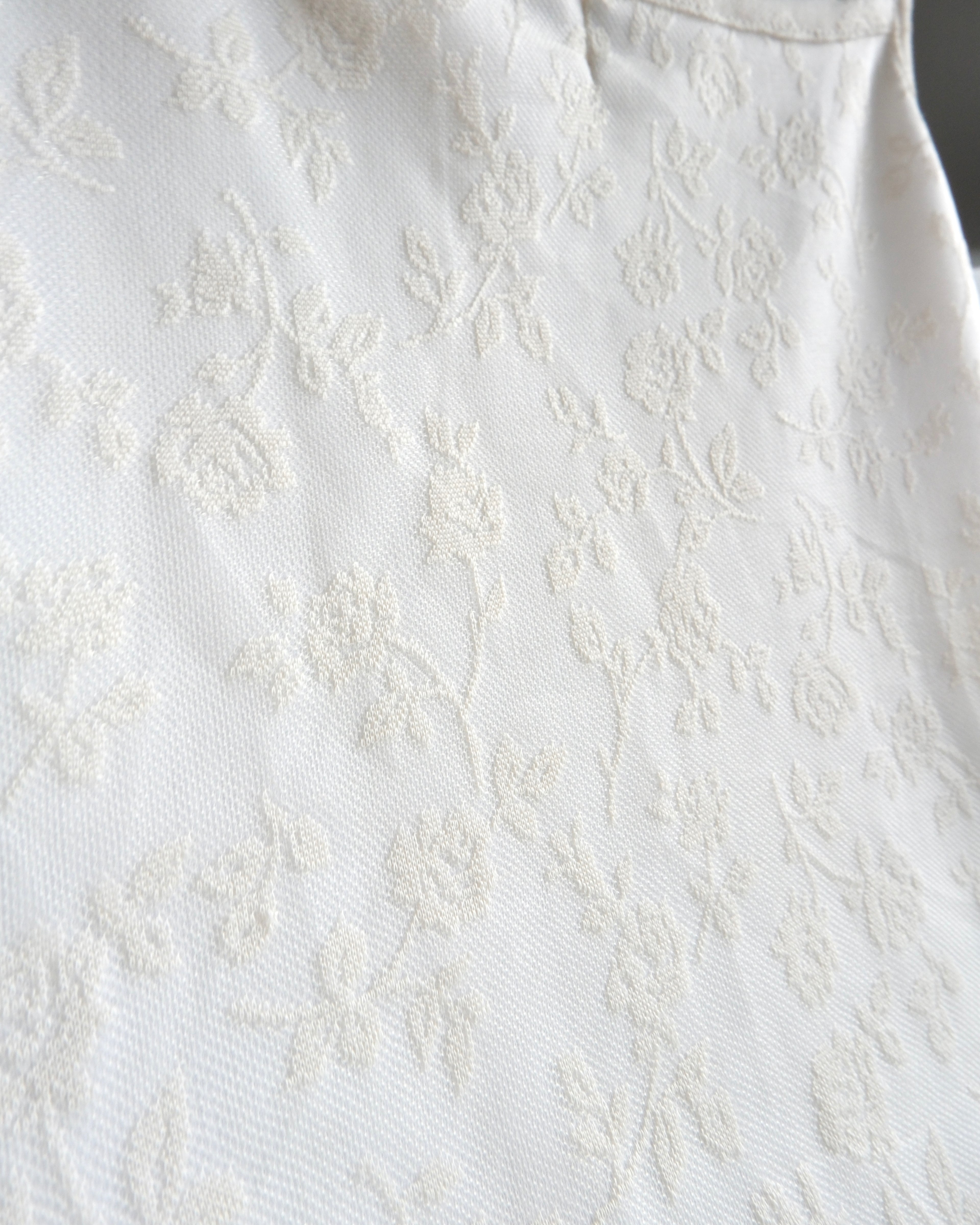 Rose Patterned Tulle Blouse