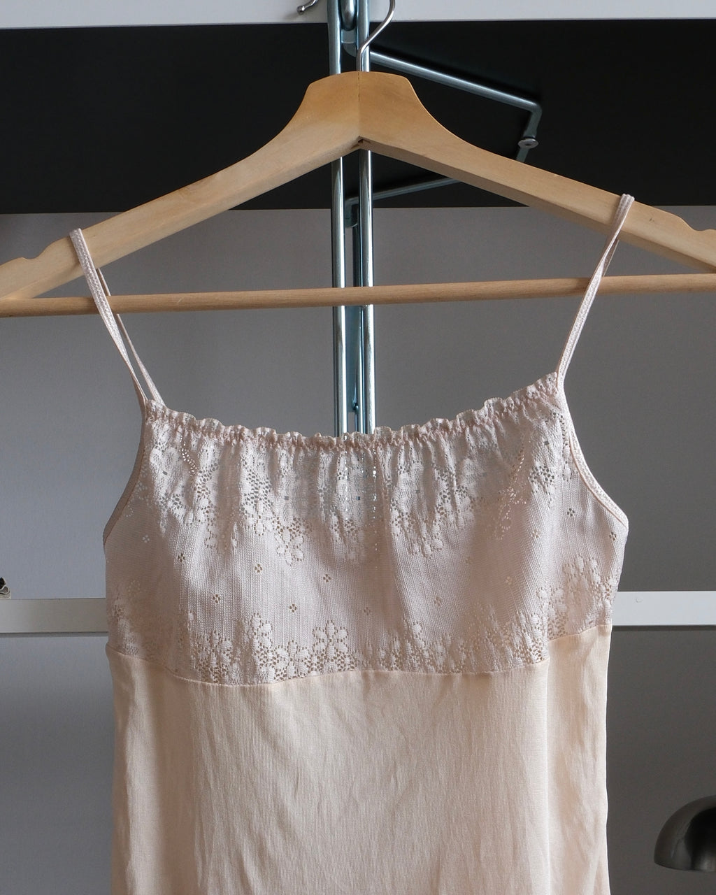 Blouse with Lace Detail on the Neckline