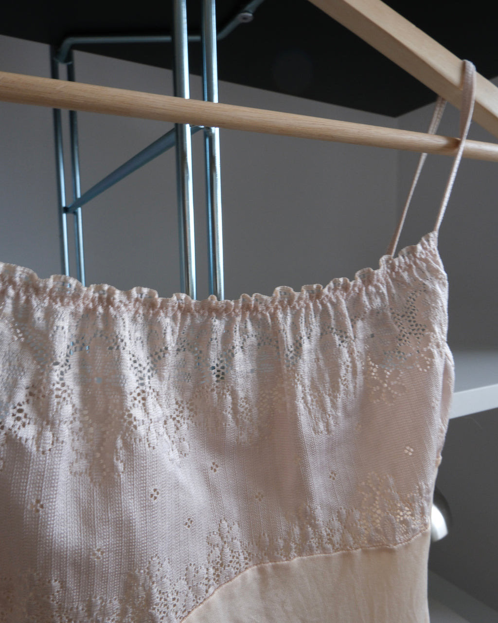 Blouse with Lace Detail on the Neckline