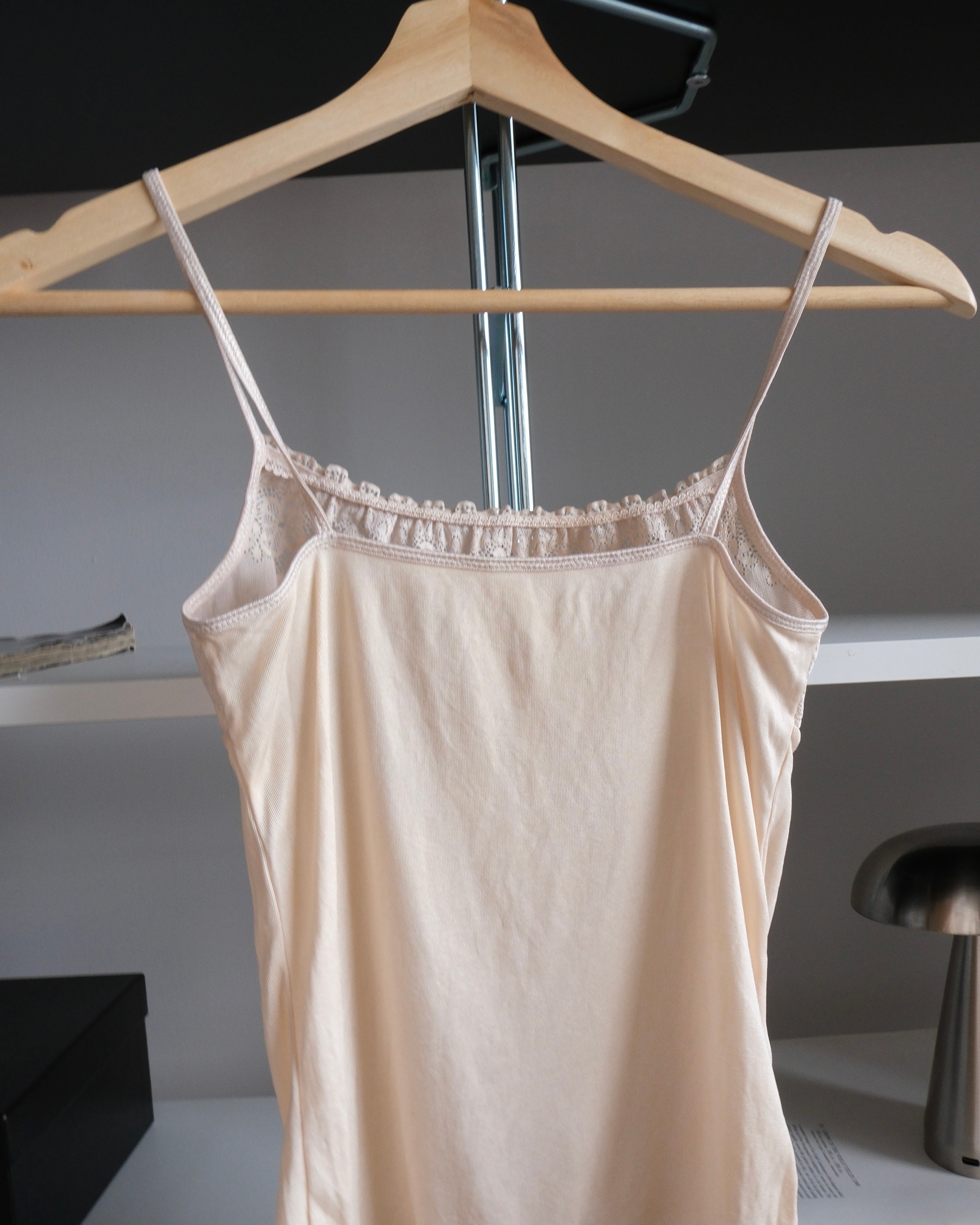 Blouse with Lace Detail on the Neckline