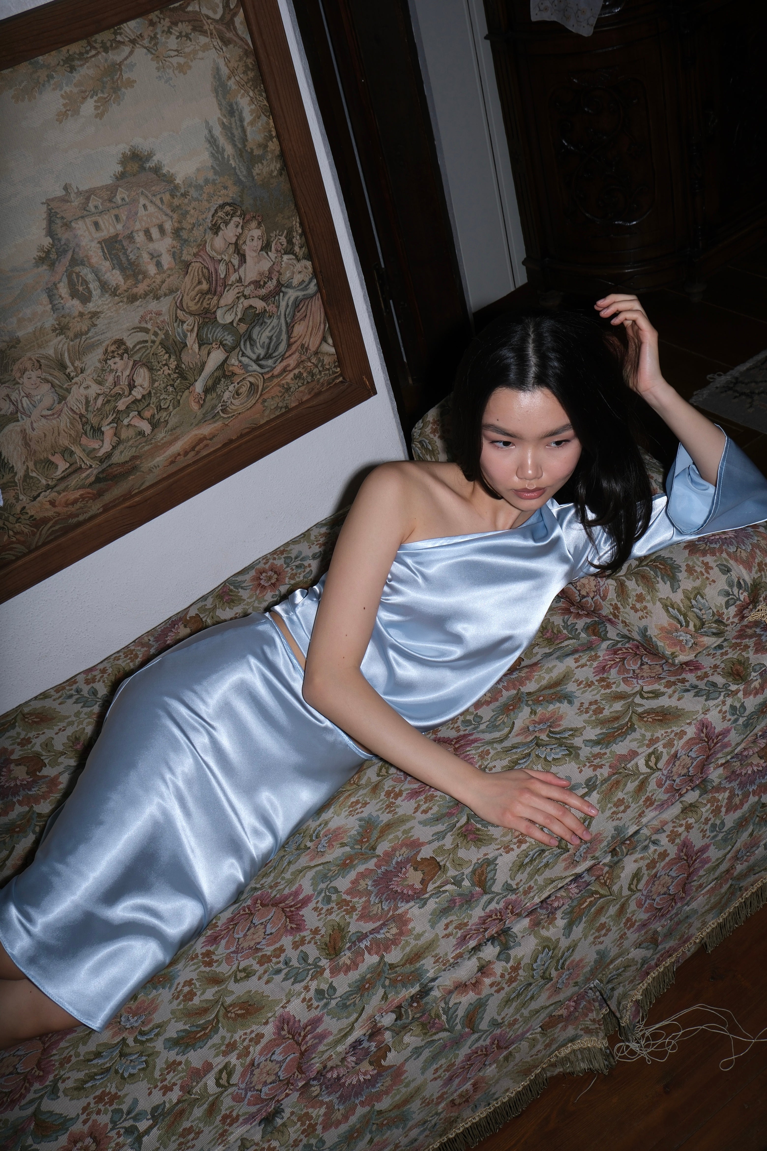 Sora One-Sleeve Blouse