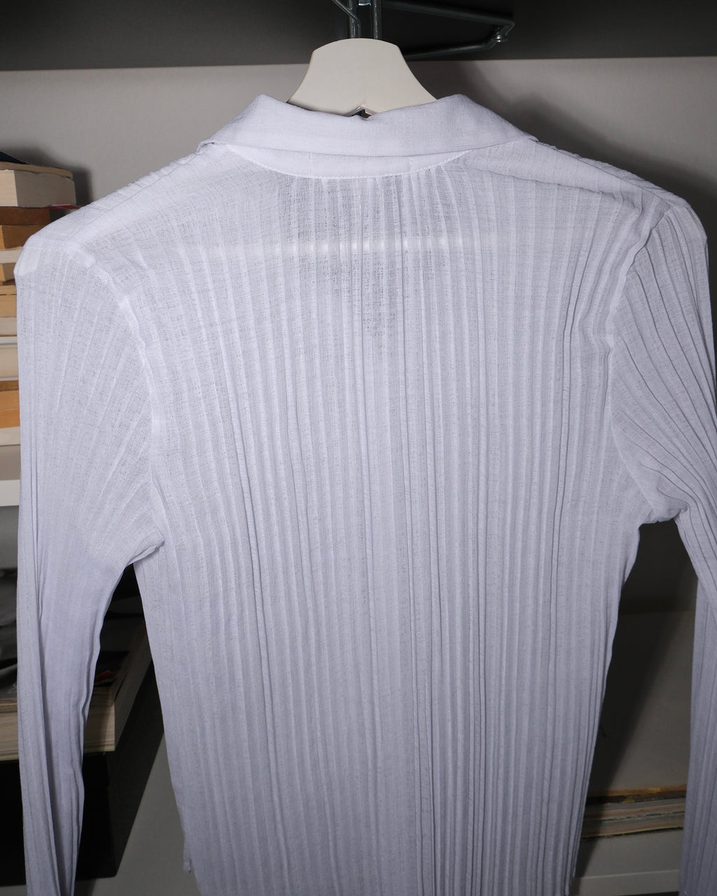 White Shirt with Embroidered Details