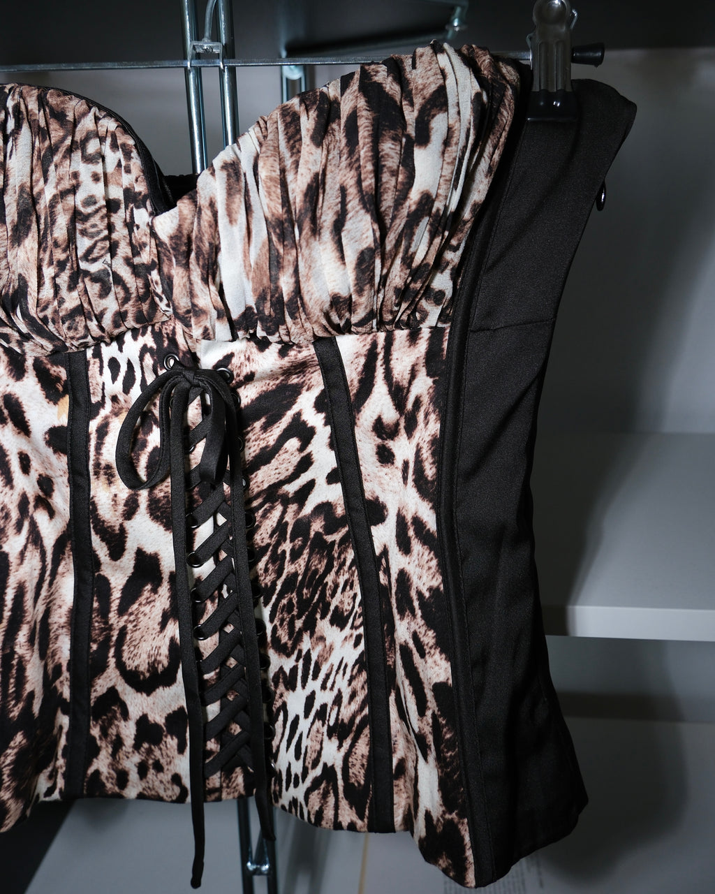 Leopard Print Bustier