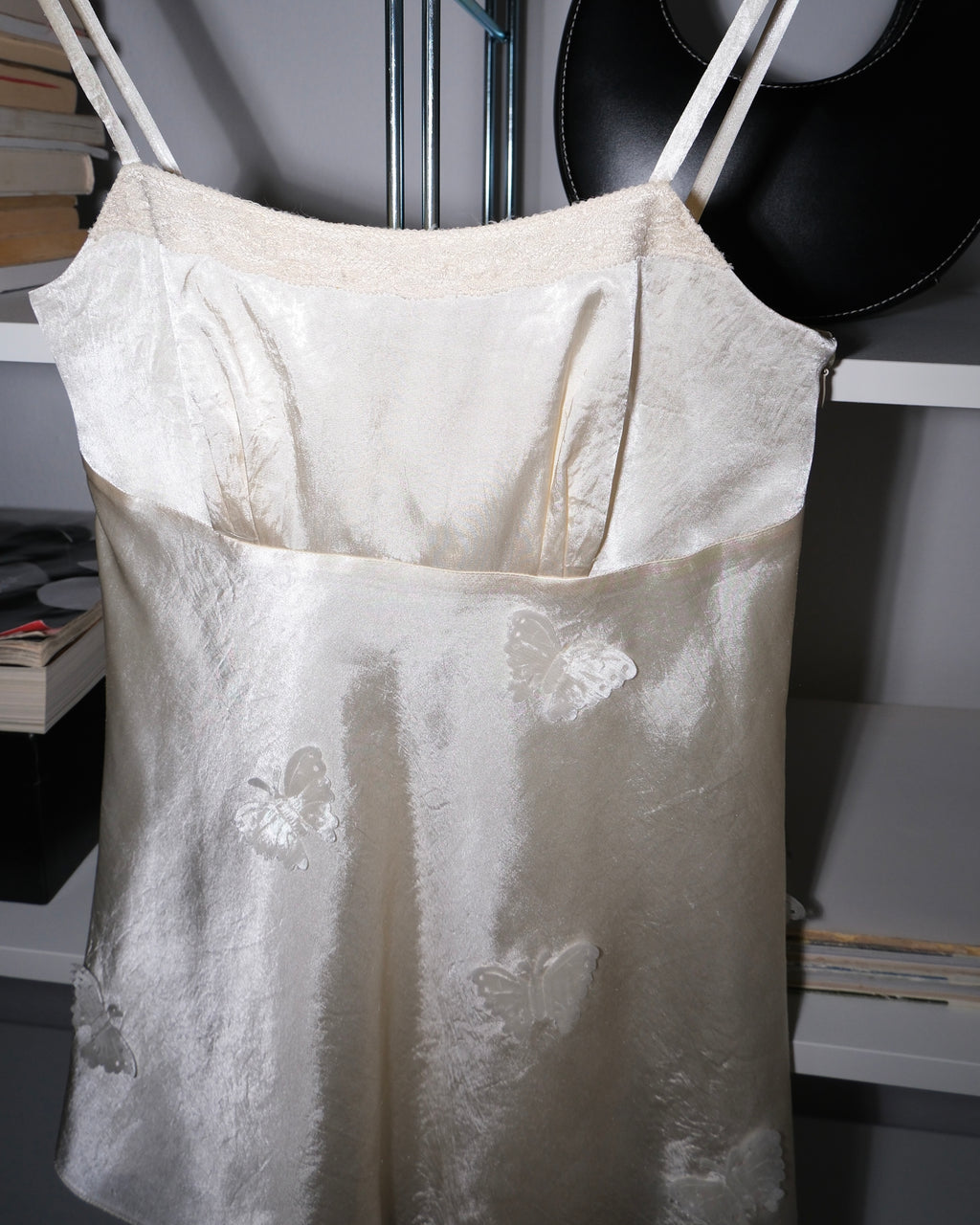 Butterfly Detailed Satin Blouse