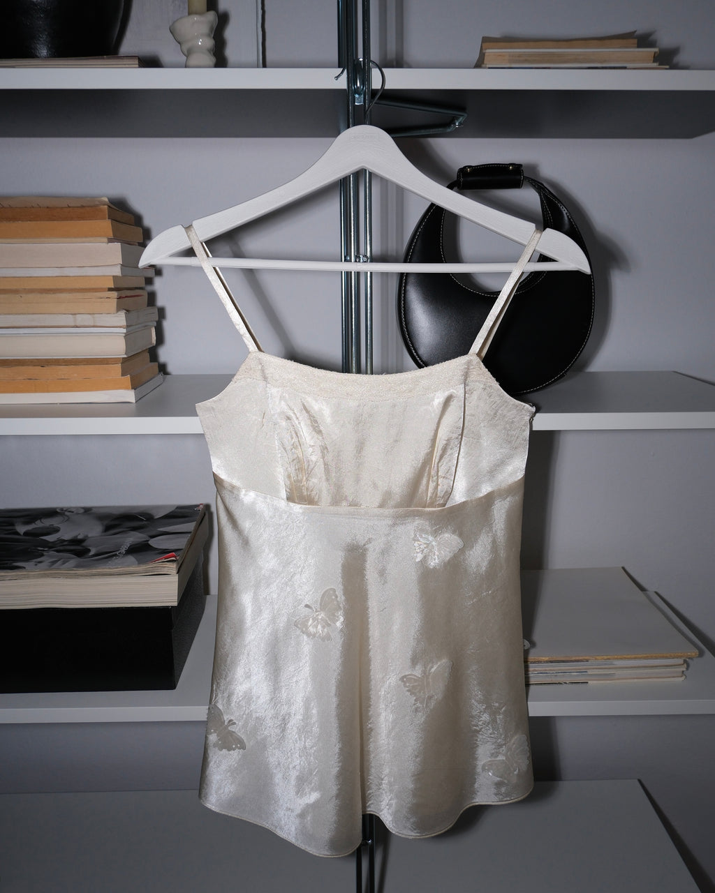 Butterfly Detailed Satin Blouse