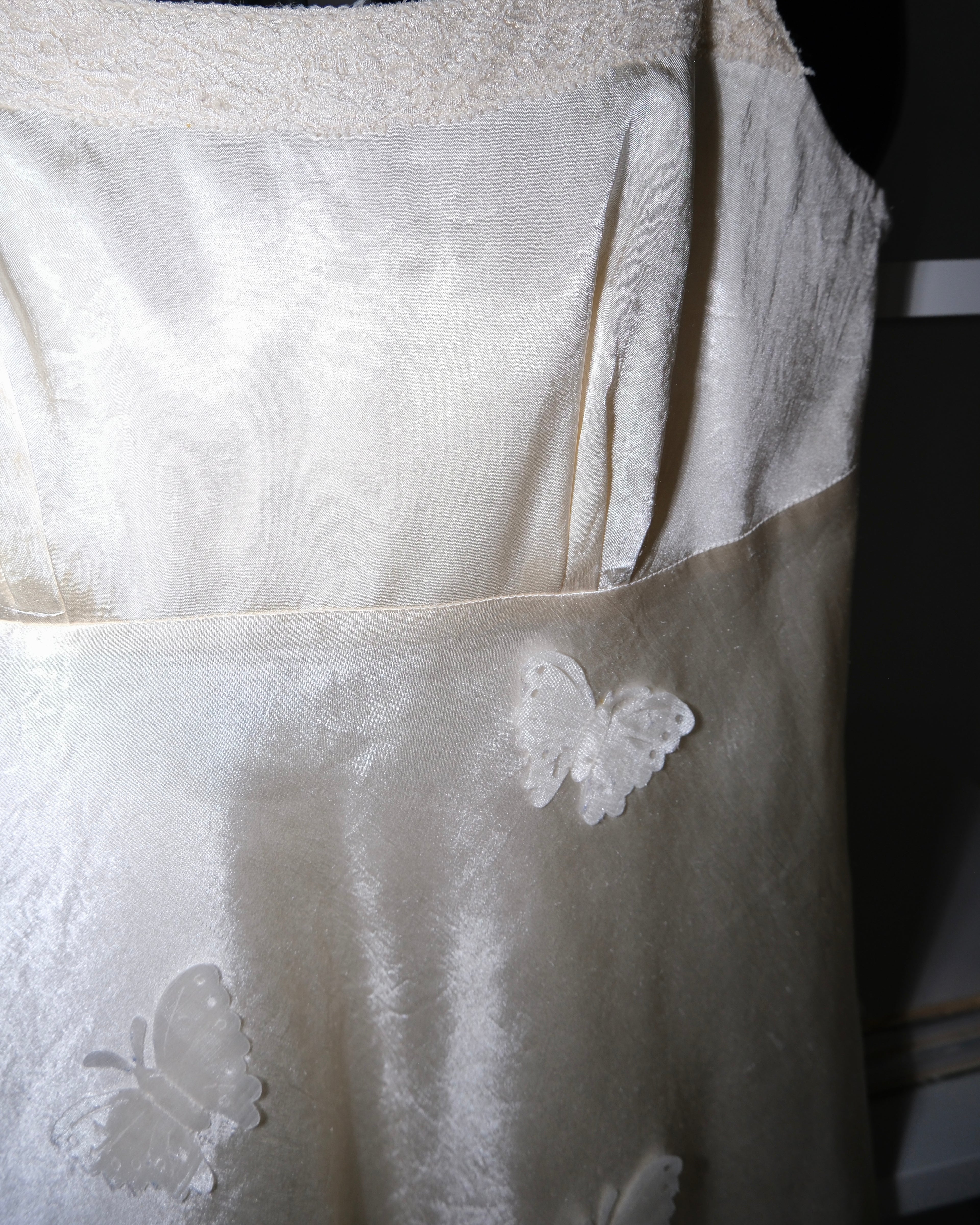 Butterfly Detailed Satin Blouse