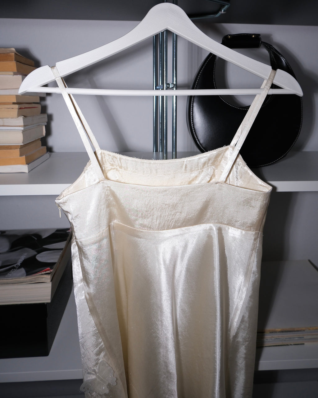 Butterfly Detailed Satin Blouse