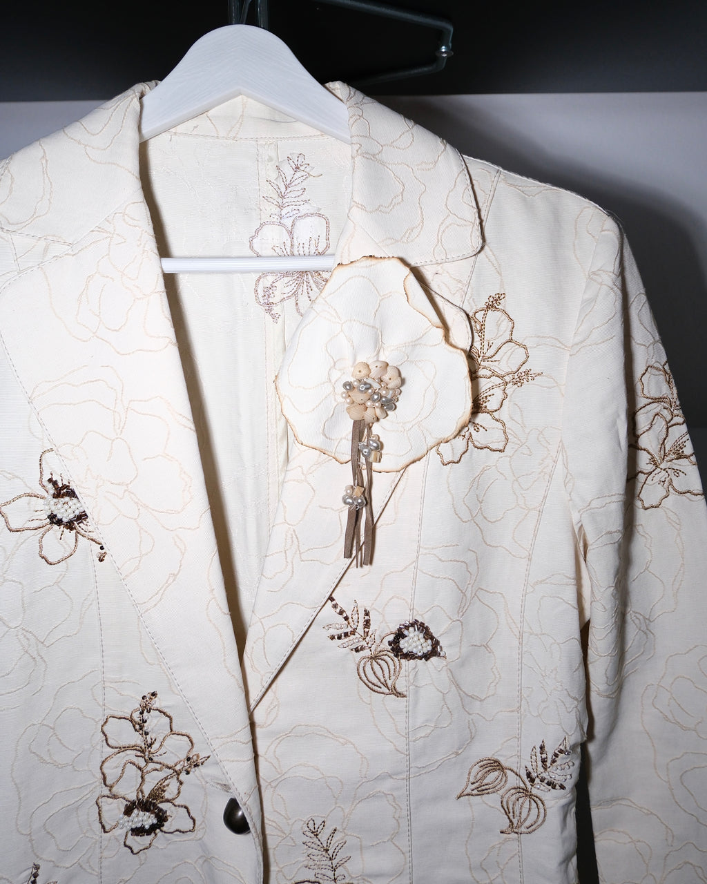 Flower Detailed Jacket