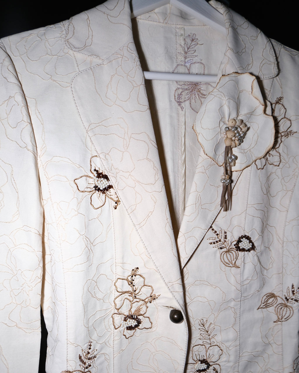 Flower Detailed Jacket