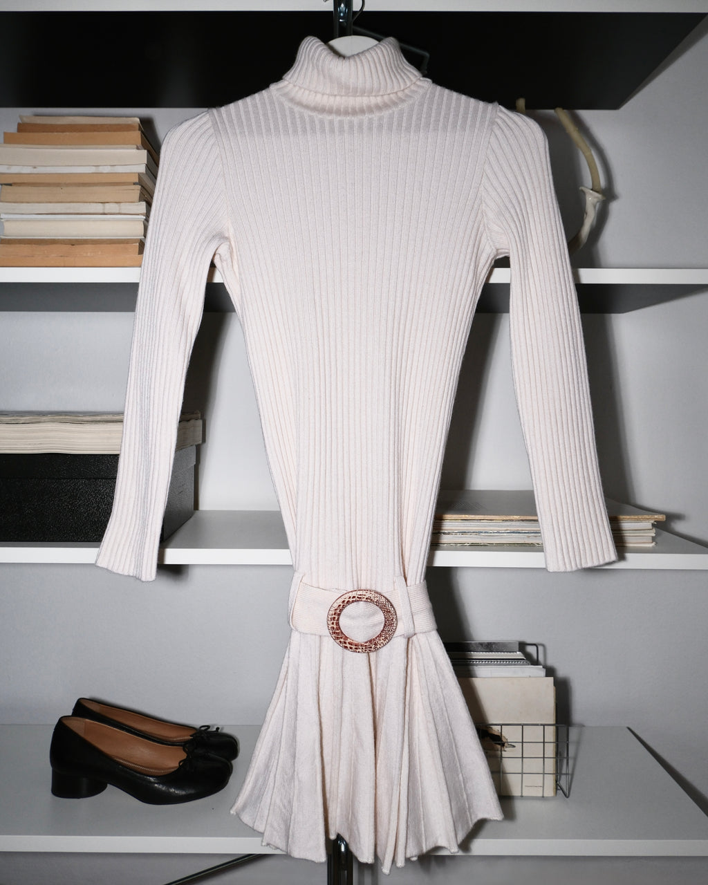 Belted Knit Dress