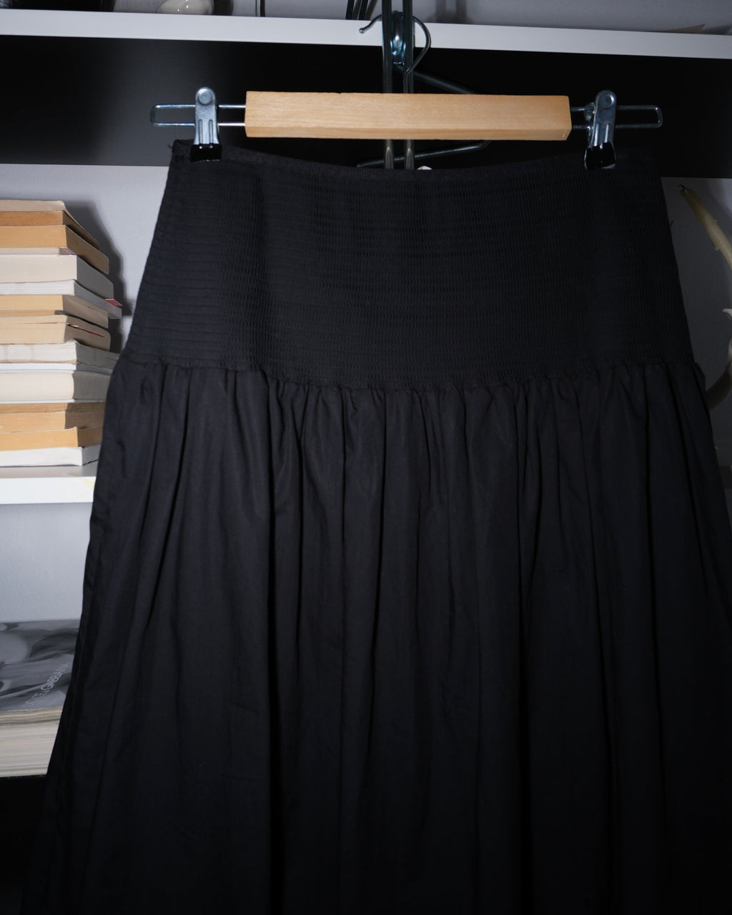 Arket Midi Black Skirt