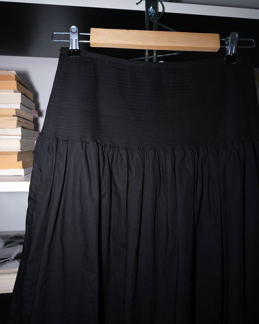 Arket Midi Black Skirt