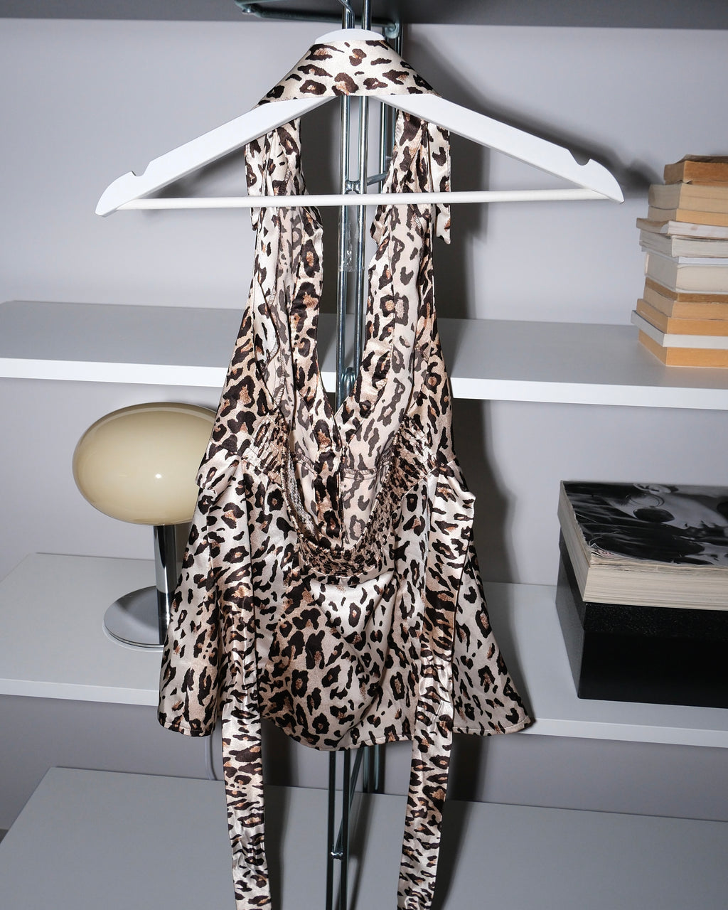 Leopard Satin Blouse