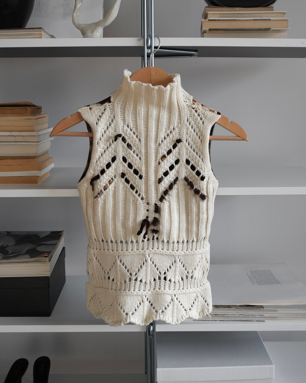 Turtleneck Short-Sleeve Sweater