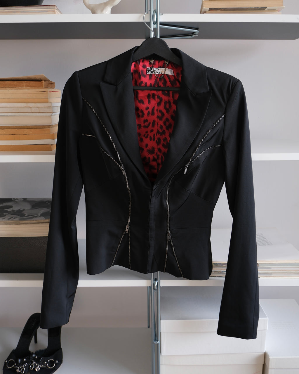 Fermuar Detaylı Ceket