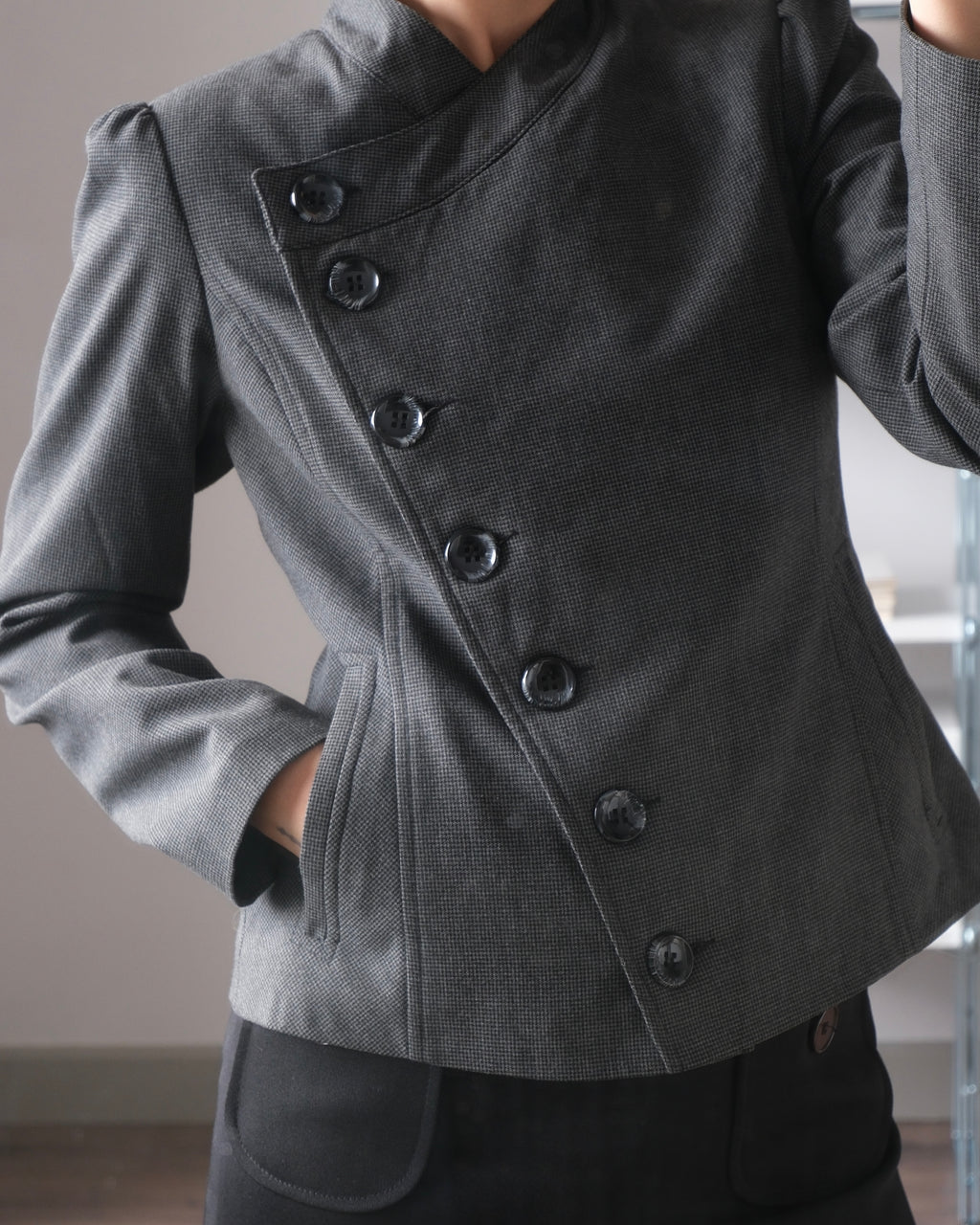Button Detail Jacket