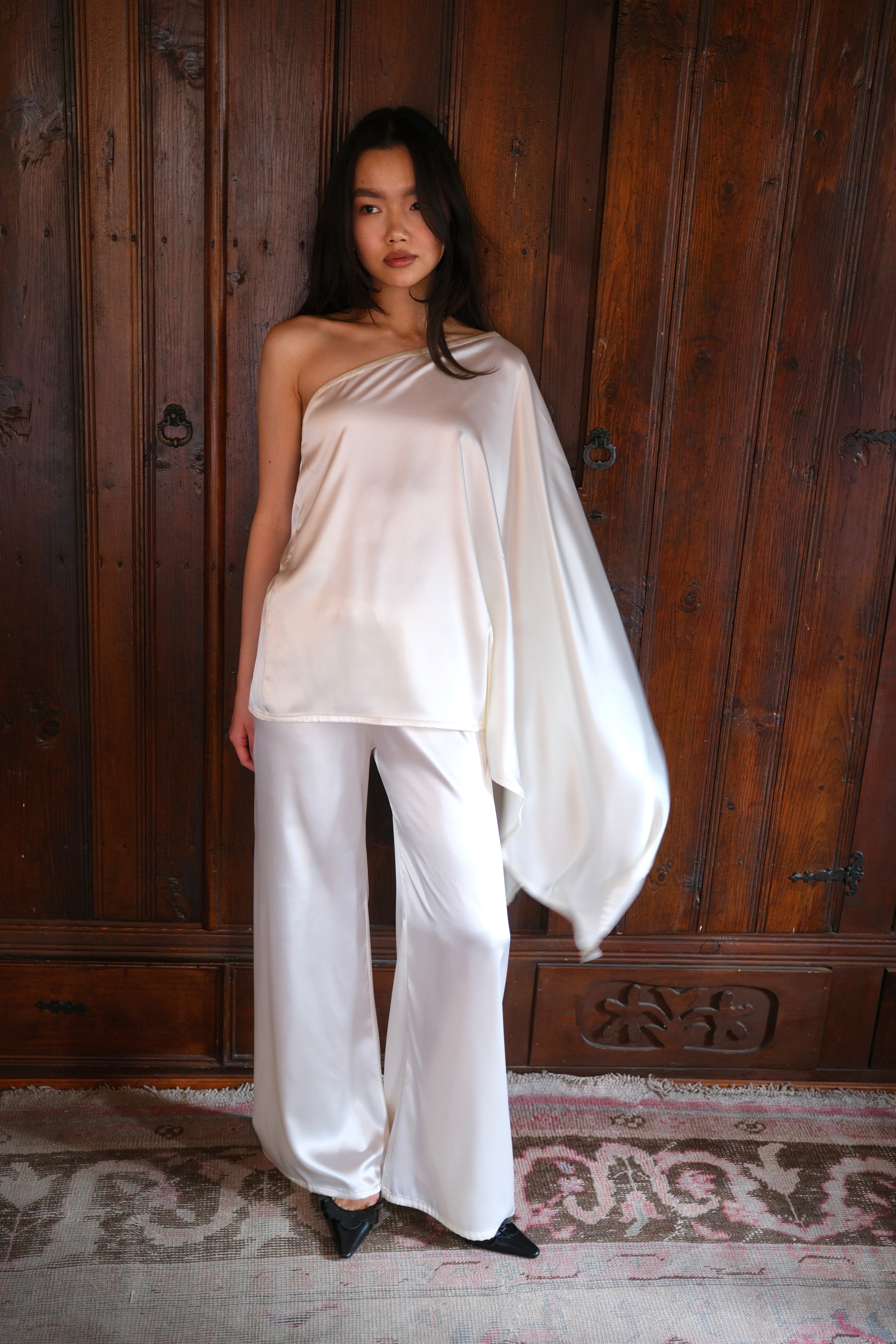 Yuka Asymmetric Blouse
