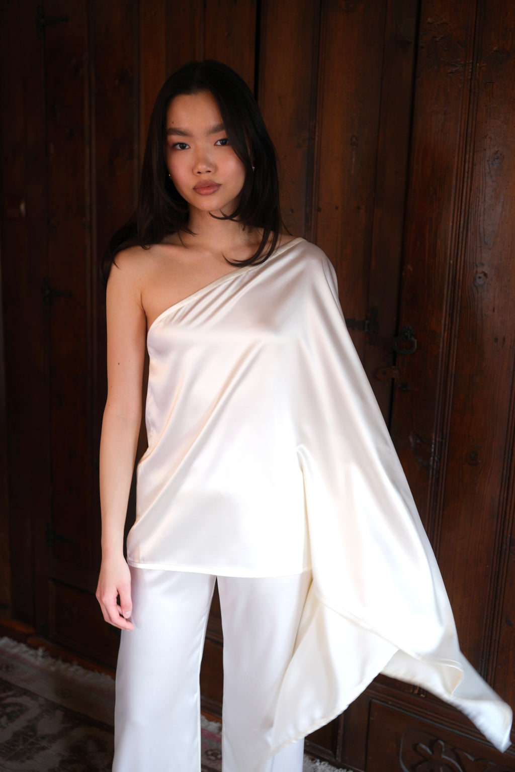 Yuka Asymmetric Blouse