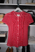Ann Taylor Polka Dot Shirt