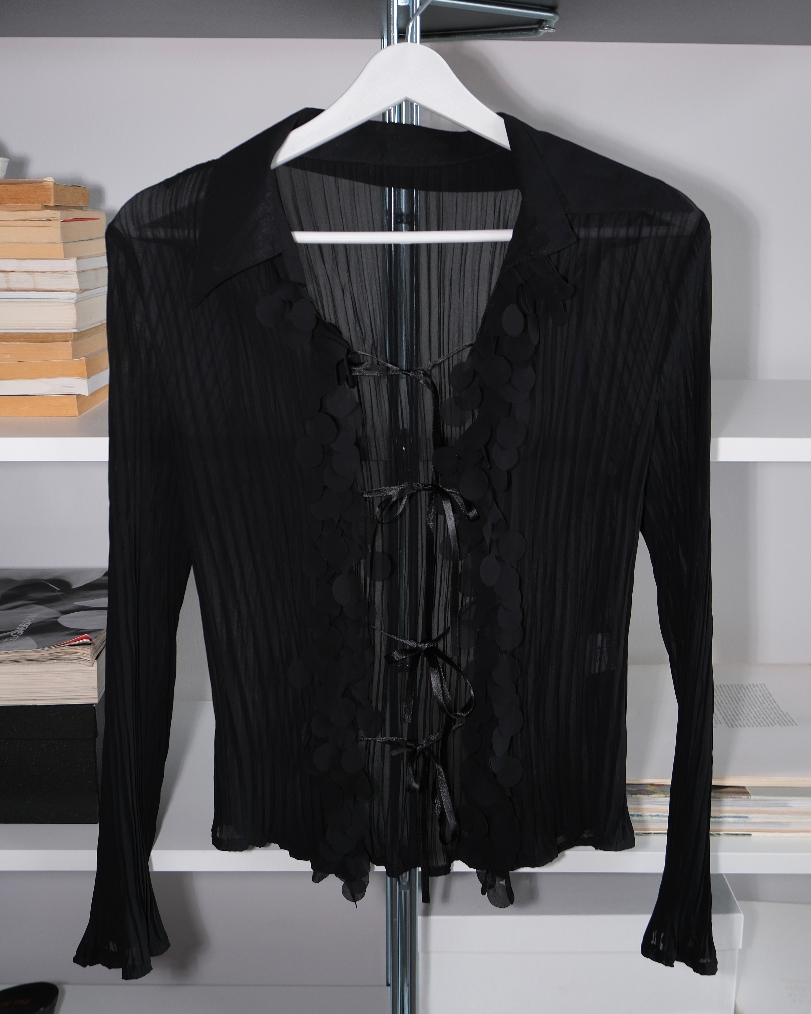 Tie-up Chiffon Shirt