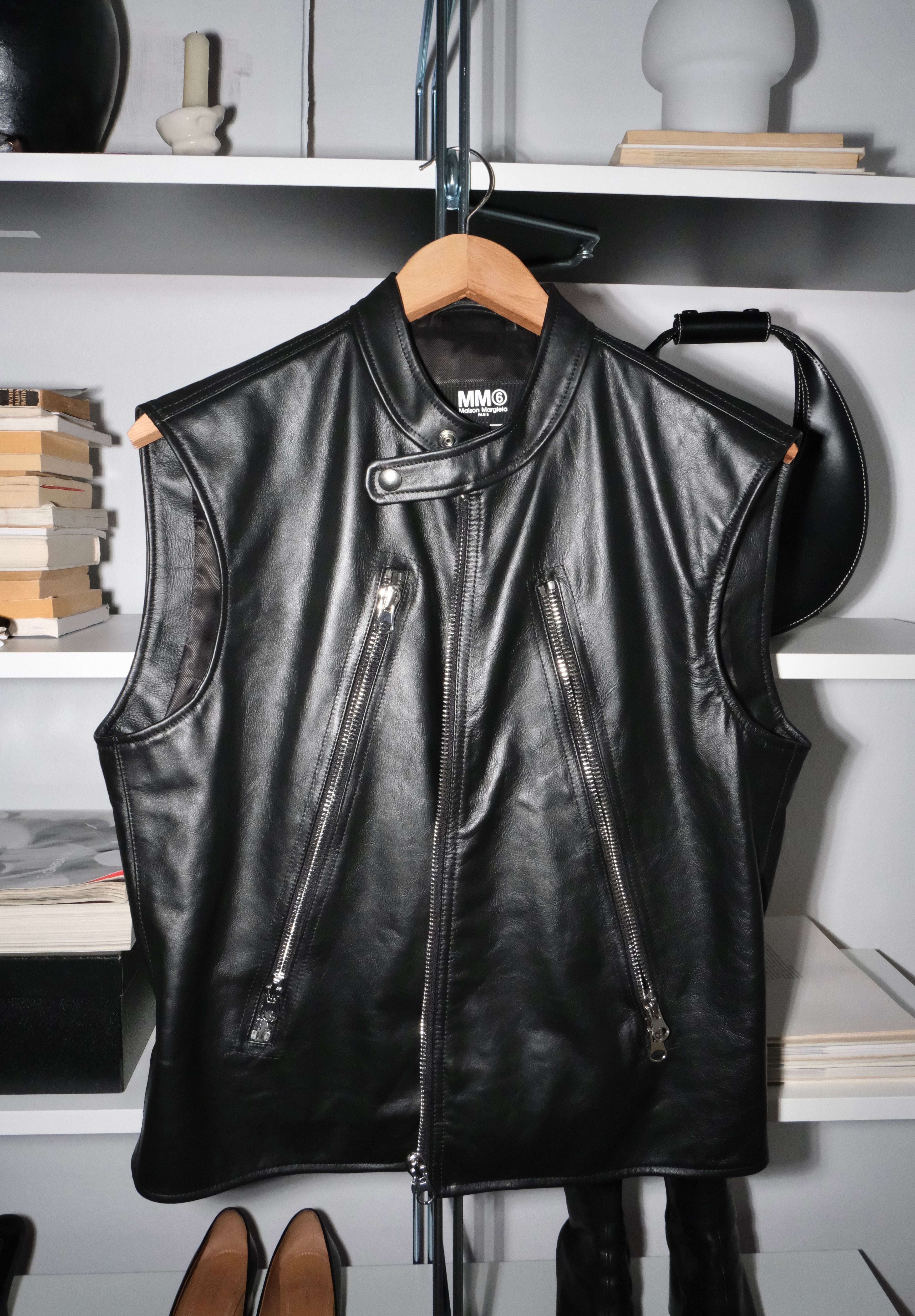 MM6 Maison Margiela Deri Yelek