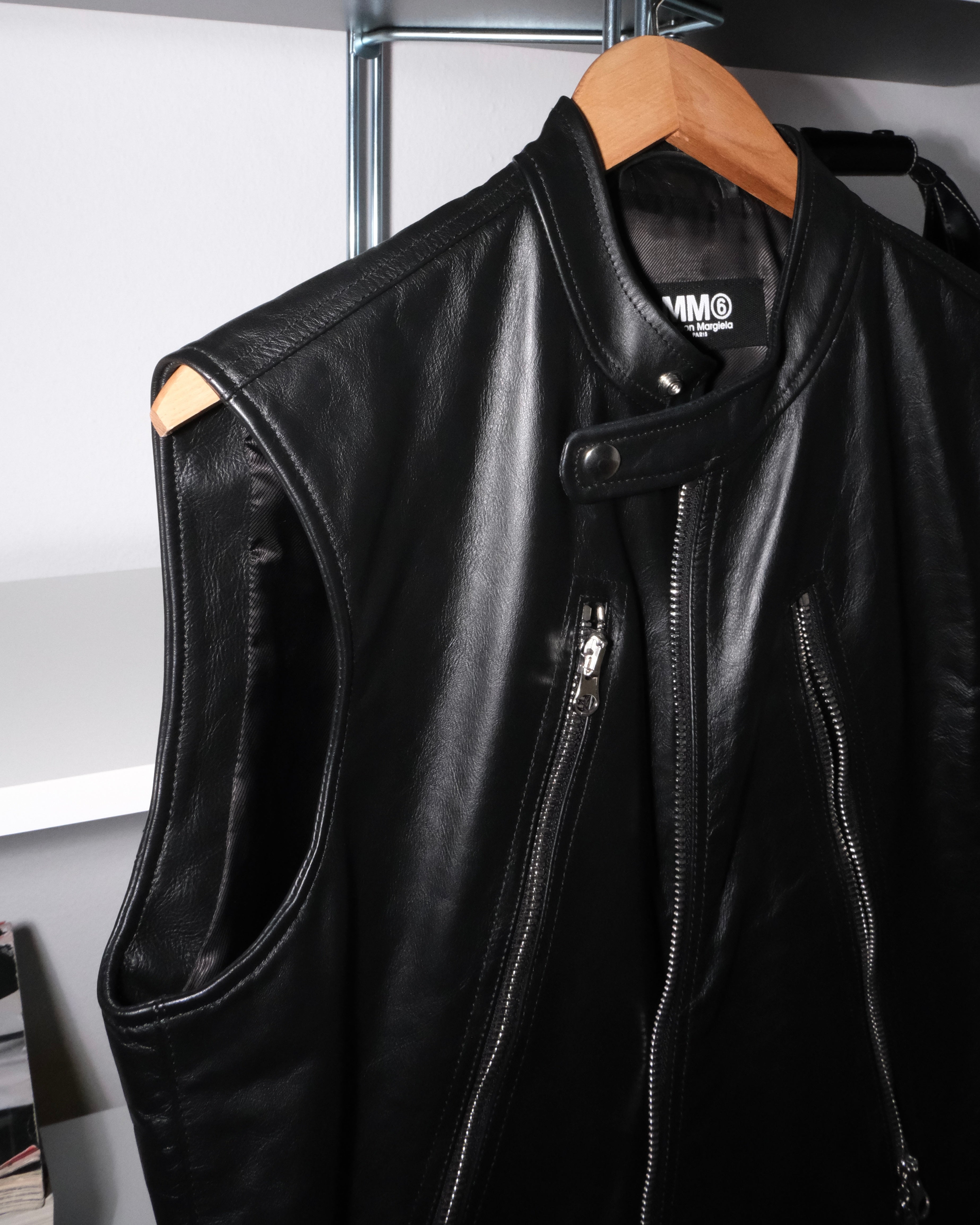 MM6 Maison Margiela Deri Yelek