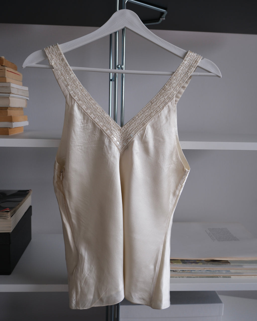 Embroidered Silk Blouse