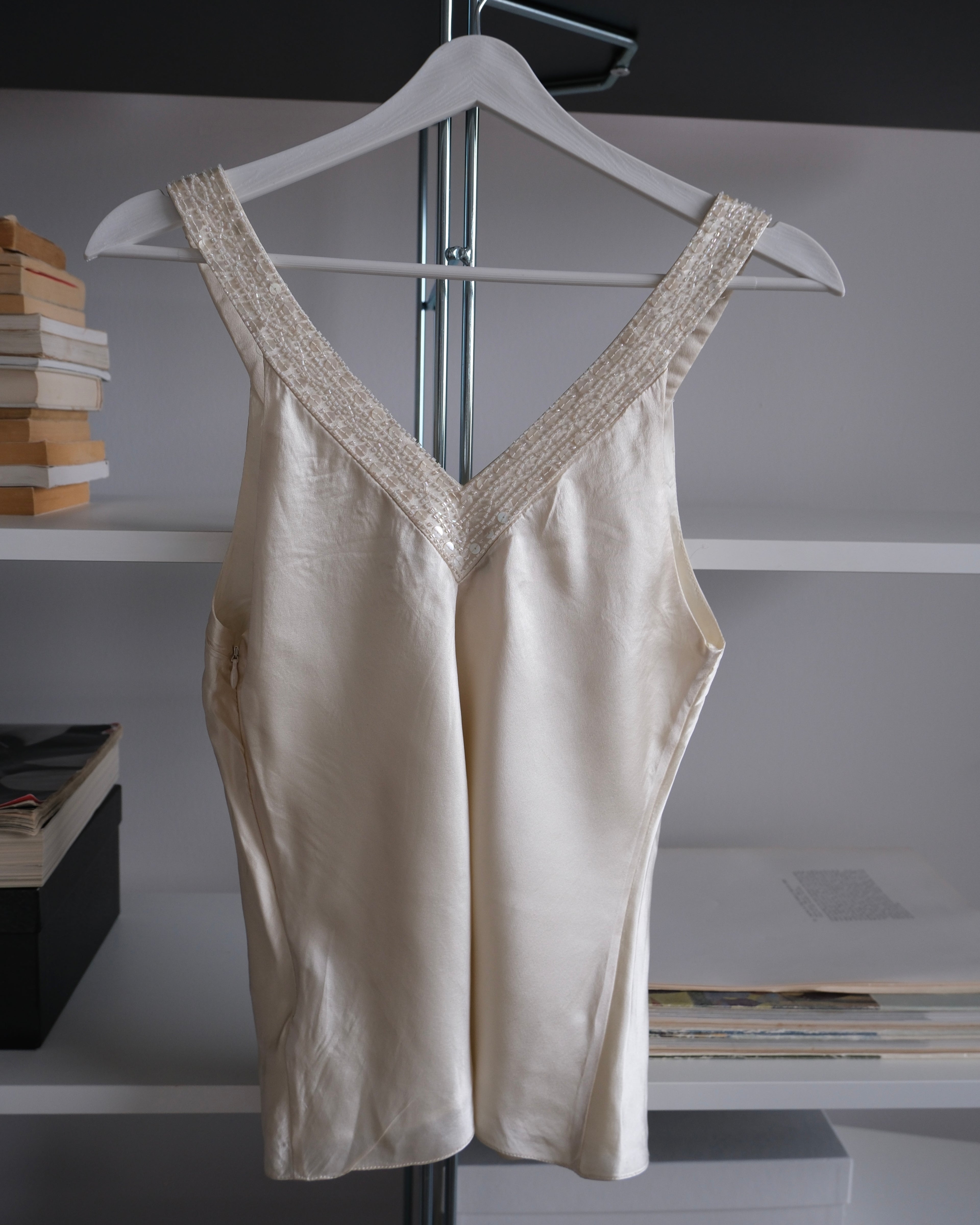 Embroidered Silk Blouse