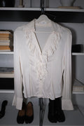 Cream Silk Shirt