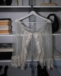 Tied Tulle Blouse