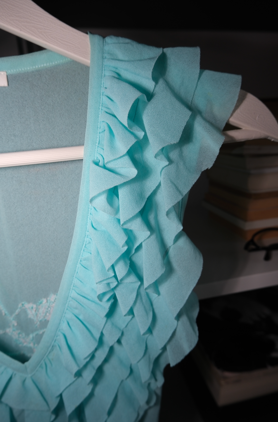 Transparent Turquoise Blouse