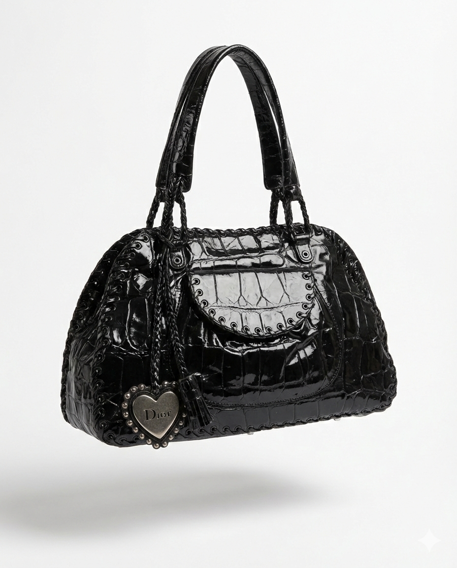 Christian Dior Siyah Kol Çantası