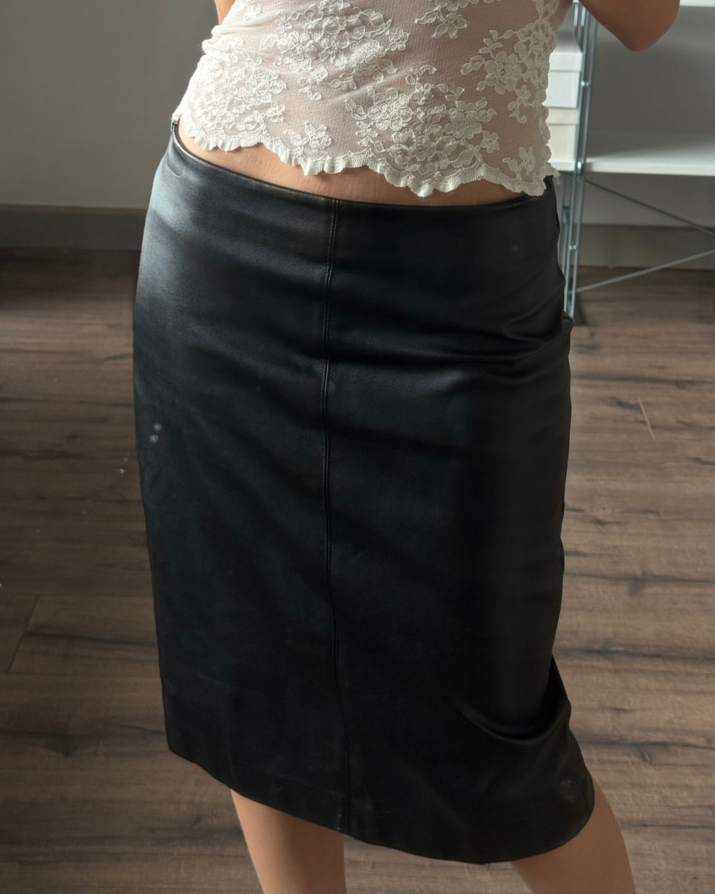 Distressed Detail Skirt