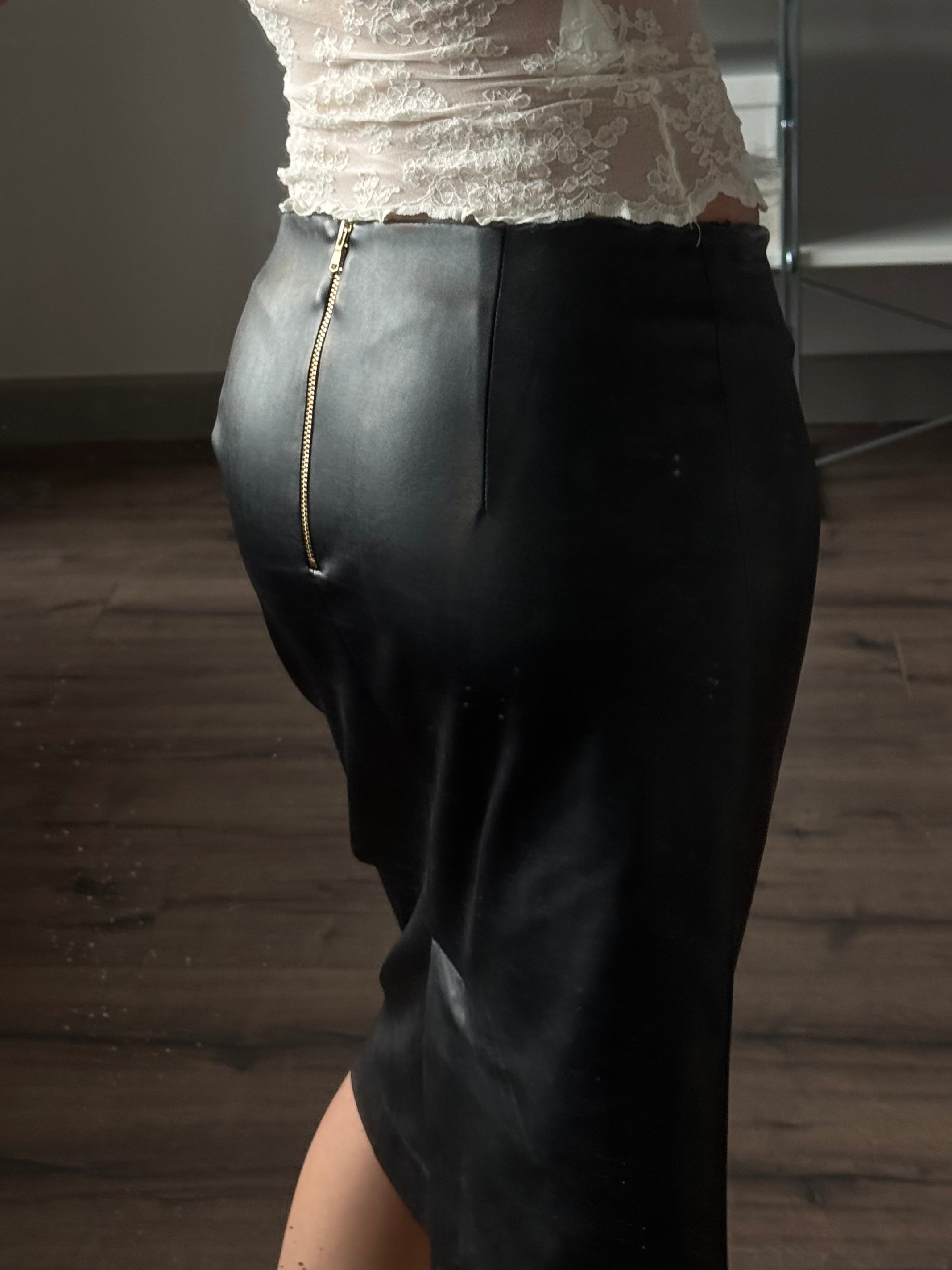 Distressed Detail Skirt