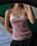Pink Velvet Bustier