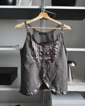 Buttoned Grey Blouse