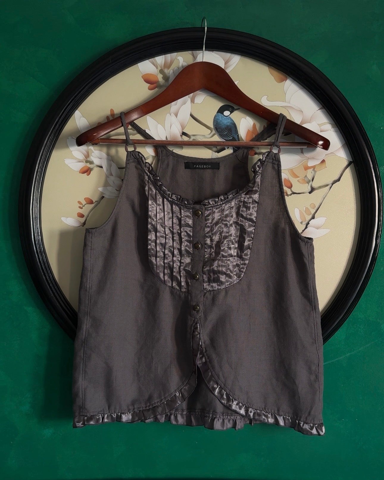 Buttoned Grey Blouse