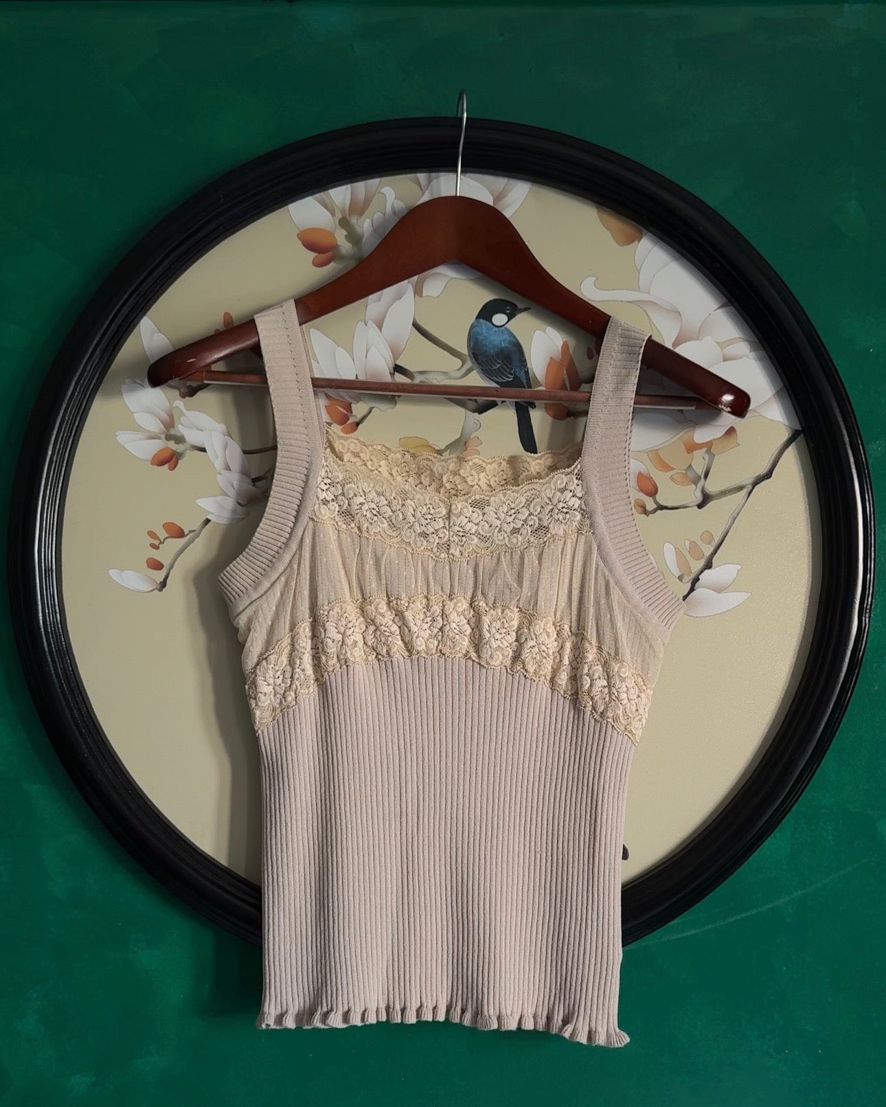 Cream Knitted Blouse