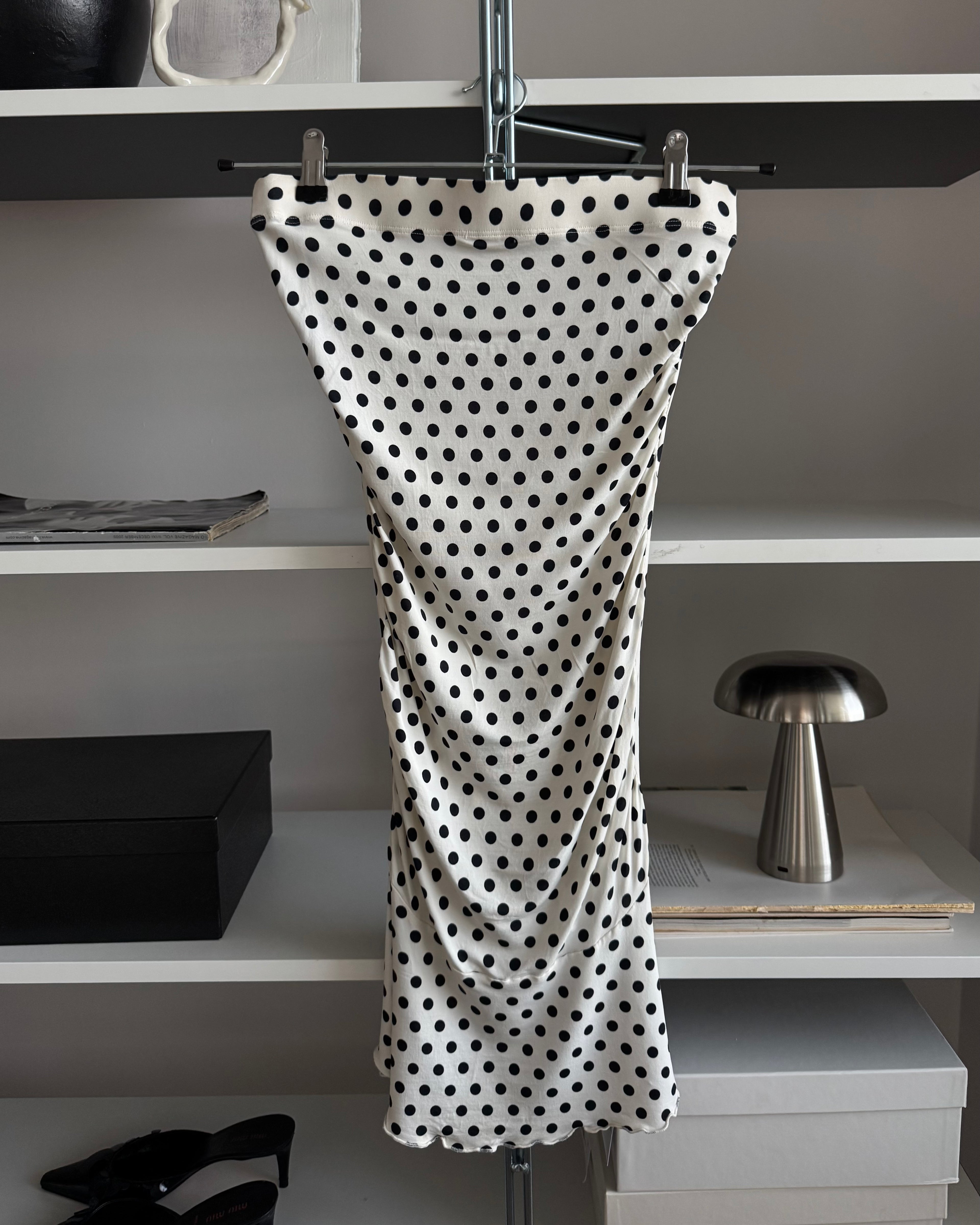 Puantiyeli Straplez Tunik